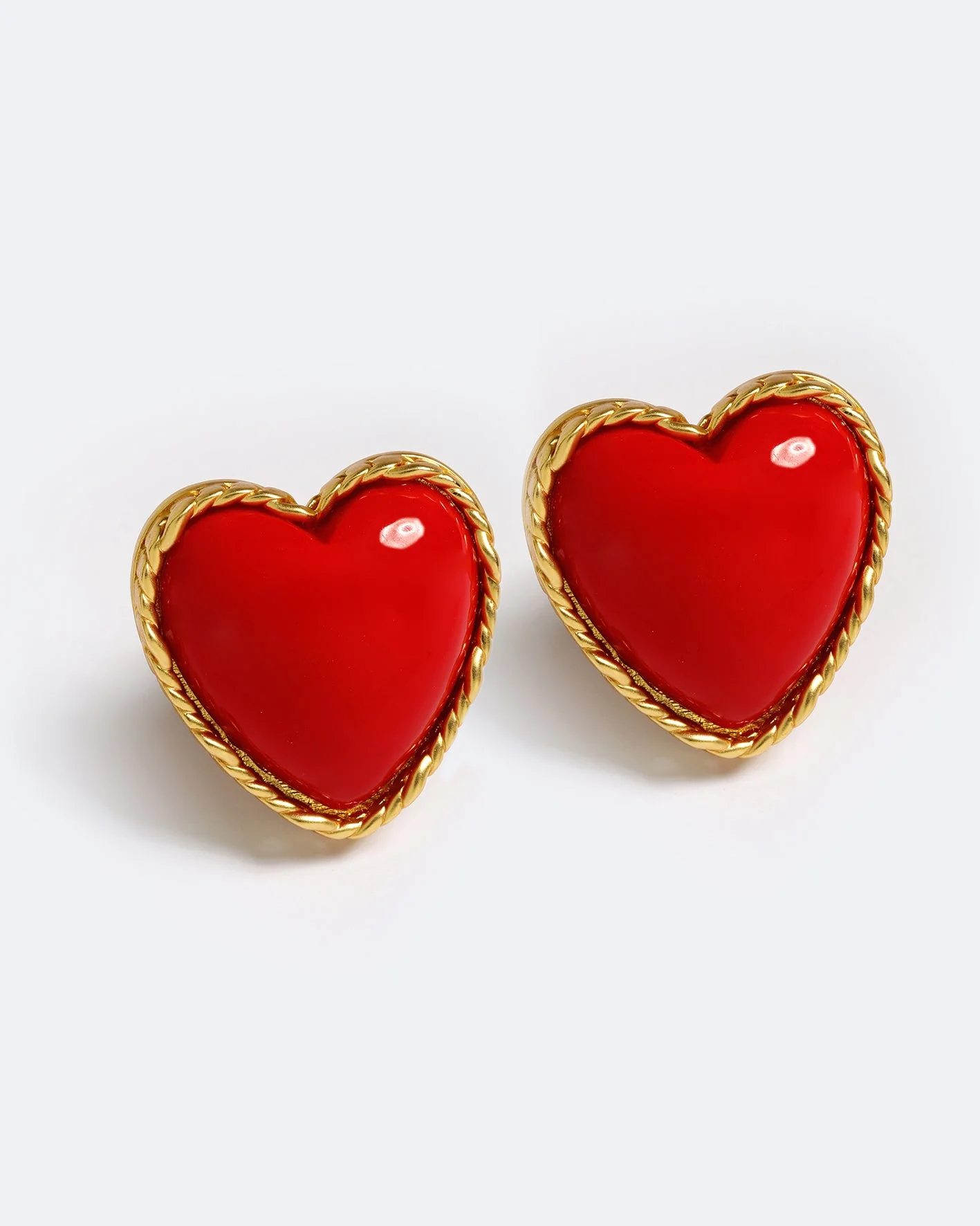 HOT HEART EARRINGS - Image 3