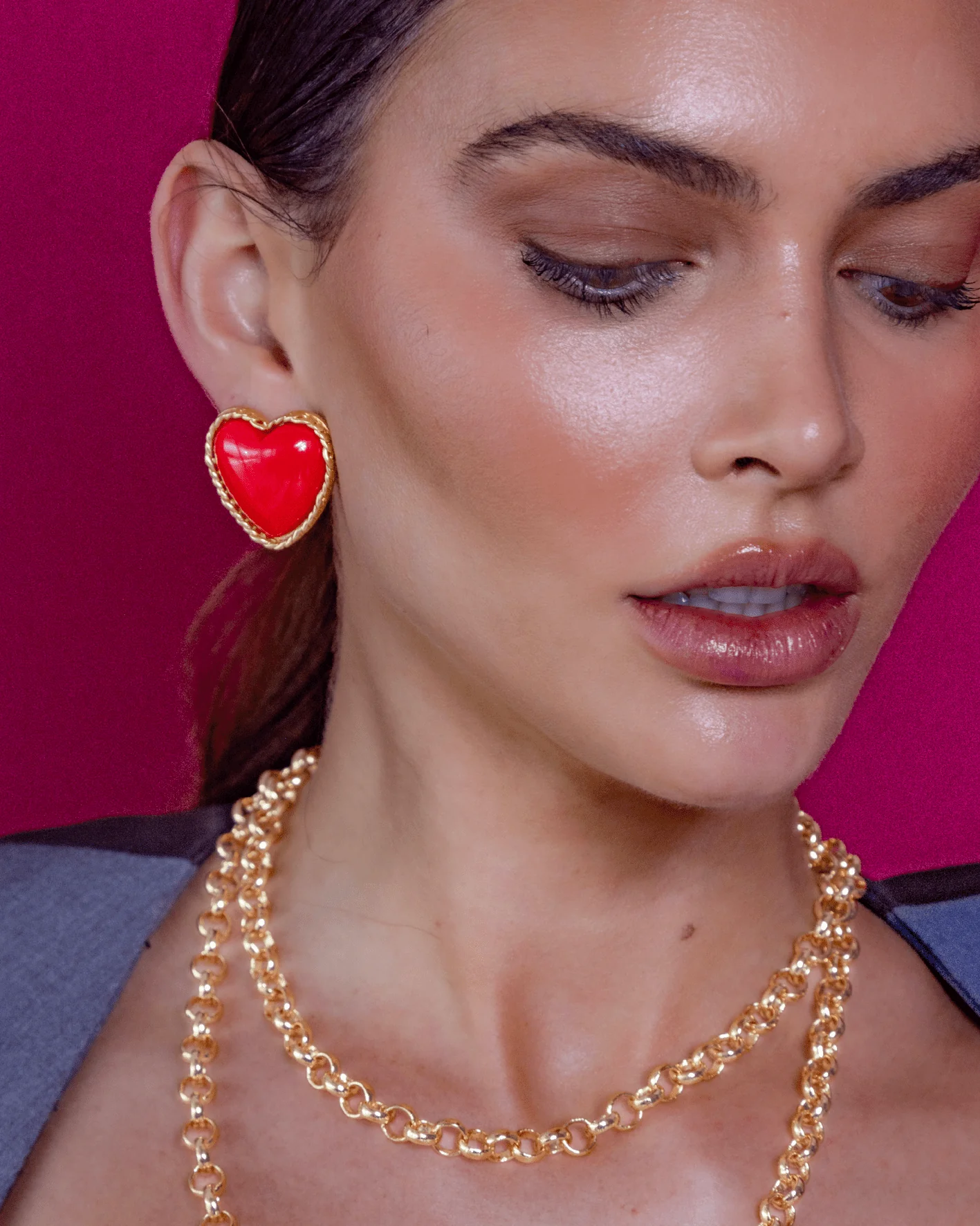 HOT HEART EARRINGS - Image 7